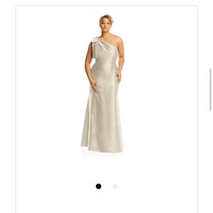 Bella Bridesmaids Dessy Group D794 Satin Twill Dress